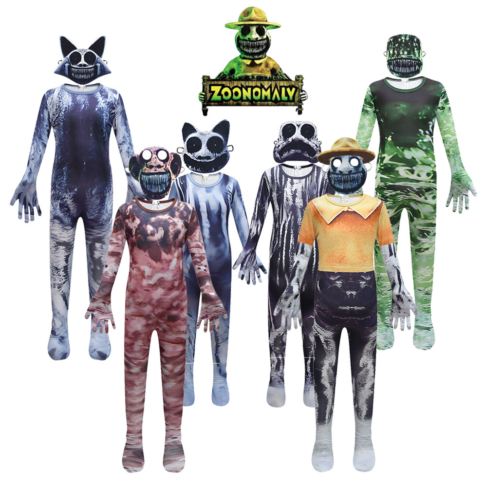 Zoo Party Games - 공포 게임 ZOONOMALY 할로윈 코스프레 의상