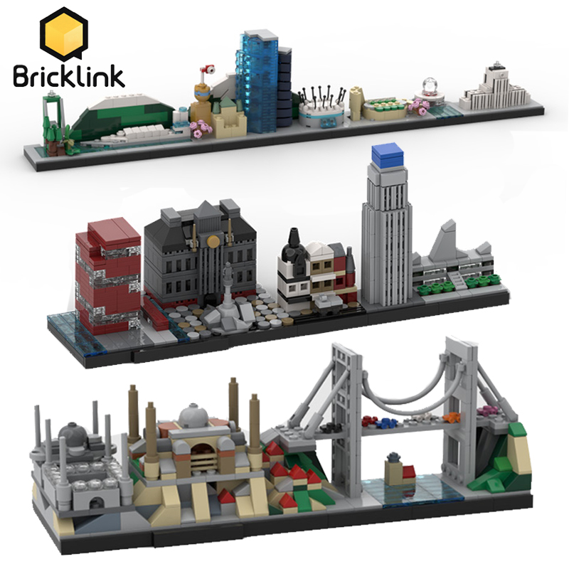 Lego Set Creator - Bricklink 크리에이티브 시티 스카이라인 건축 세트,