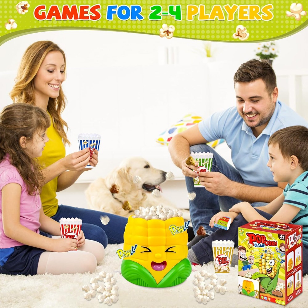 팝업 팝콘 보드 게임, 3~8세 어린이를 위한 선물,  - Party Games Night 리뷰 및 가격