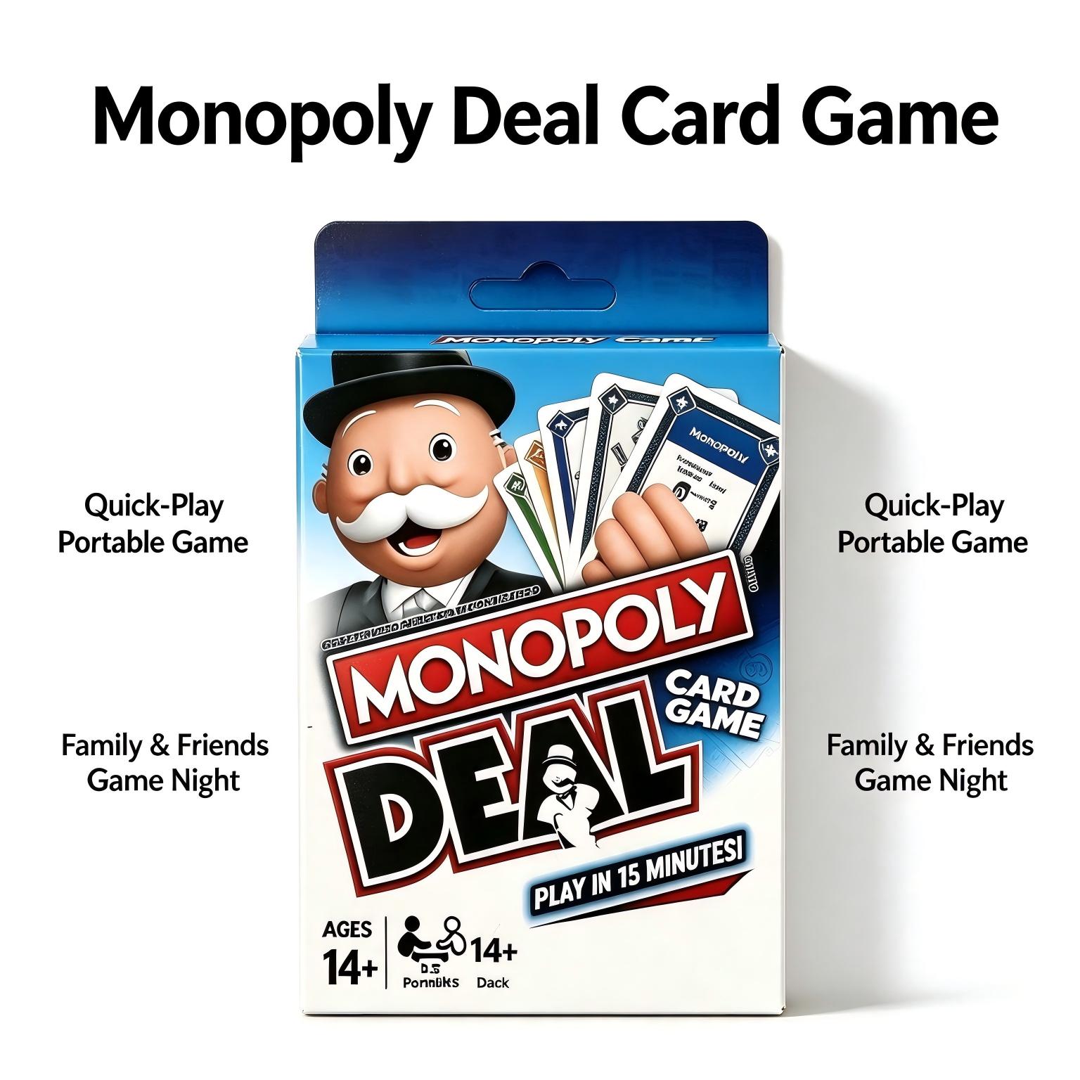 모노폴리 딜 카드 게임, 가족 파티를 위한 짧은 시간( - Hasbro Game Monopoly 리뷰 및 가격