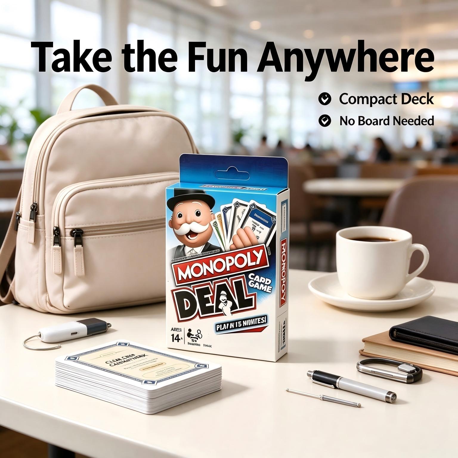 모노폴리 딜 카드 게임, 가족 파티를 위한 짧은 시간( - Hasbro Game Monopoly 리뷰 및 가격