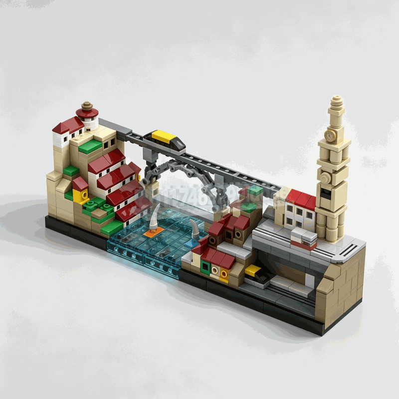 521PCS 포르토 시티 스카이라인 빌딩 블록 랜드마크 - Lego Set Creator 리뷰 및 가격