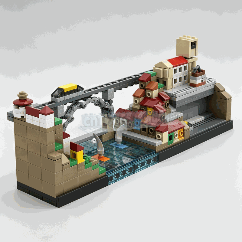521PCS 포르토 시티 스카이라인 빌딩 블록 랜드마크 - Lego Set Creator 리뷰 및 가격