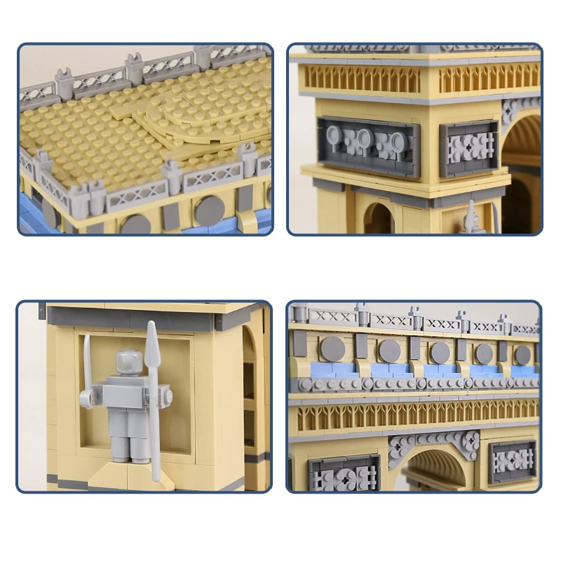 프랑스의 개선문 빌딩 블록 세계 유명 건축 벽돌 도시  - Lego Set Creator 리뷰 및 가격